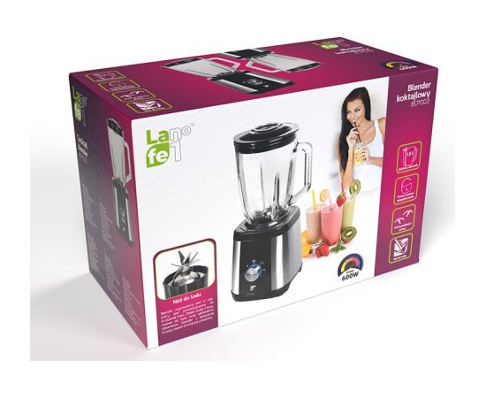 LAFE BCP003Blender 600W 1.5L Inox / Black