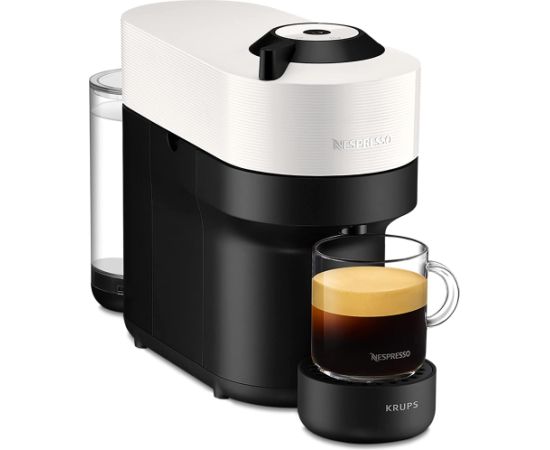 Krups Nespresso Vertuo Pop Coconut White XN9201, capsule machine (black/white)