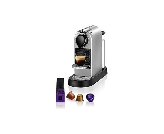 Krups Nespresso CitiZ XN741B, capsule machine (silver)