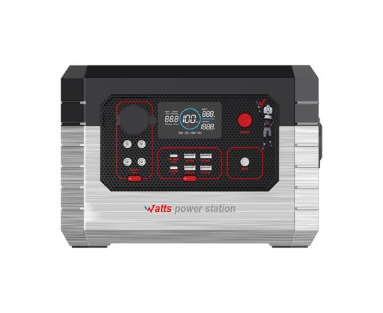 Wonder Wx1200 Power Station - Portable Power Station 600W 168000 mAh (Black)