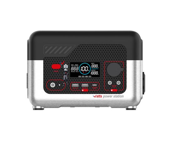 Wonder Wx600 Power Station - 300W 72800 mAh Portable Power Station (Black)