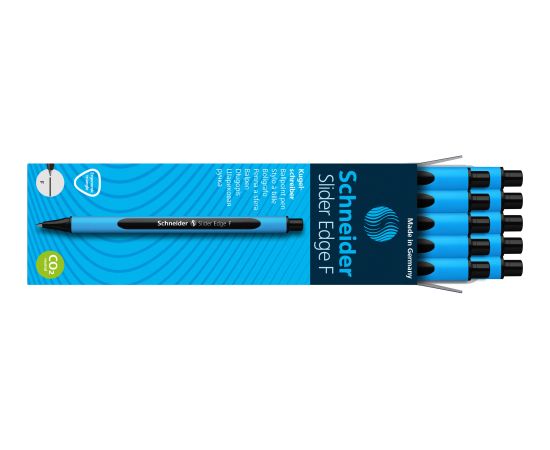 Lodīšu pildspalva SCHNEIDER SLIDER EDGE 0.7mm, zils korpuss, melna tinte ( Gab. x 2 )