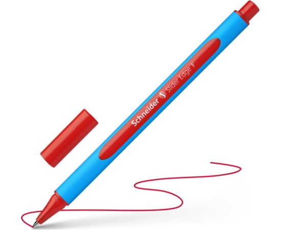 Lodīšu pildspalva SCHNEIDER SLIDER EDGE 0.7mm, zils korpuss, sarkana tinte ( Gab. x 2 )