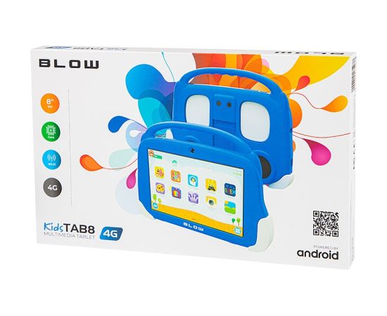 Tablet KidsTAB8 4G BLOW 4/64GB blue + case