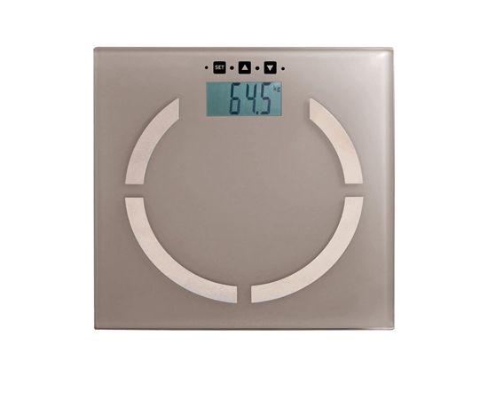 DomoClip Electronic personal scale  DOM254T Maximum weight (capacity) 180 kg, Accuracy 100 g, Memory function, 10 user(s), Taupe
