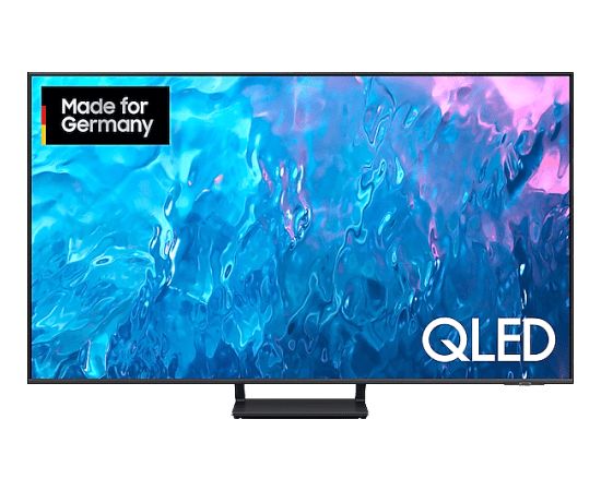 SAMSUNG GQ-85Q70C, QLED television (214 cm (85 inches), titanium, UltraHD/4K, HDMI 2.1, twin tuner, 100Hz panel)