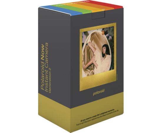 Polaroid Now Gen 2 Everything Box Golden Edition, черный