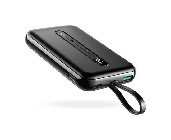 Joyroom Linglong power bank 10000mAh 20W Power Delivery Quick Charge USB | USB Type C | built-in USB Type C cable black (JR-L001 black)