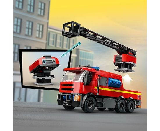 LEGO City Ugunsdzēsēju depo un ugunsdzēsēju auto (60414)