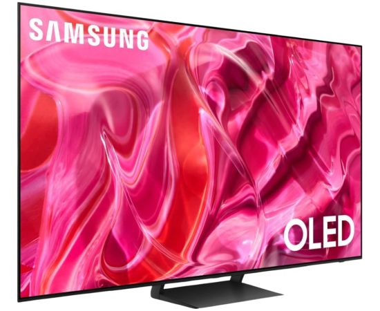 SAMSUNG GQ-55S90C, OLED TV (138 cm (55 inches), silver, UltraHD/4K, HDMI 2.1, AMD Free-Sync, 120Hz panel)