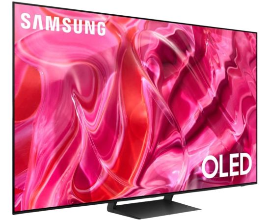 SAMSUNG GQ-55S90C, OLED TV (138 cm (55 inches), silver, UltraHD/4K, HDMI 2.1, AMD Free-Sync, 120Hz panel)
