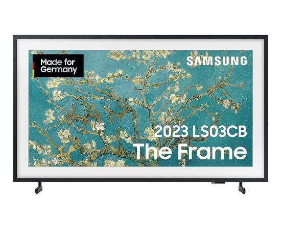 SAMSUNG The Frame GQ-32LS03C, QLED TV - 32 -  black, HDR 10+, Full HD, SmartTV, HD+