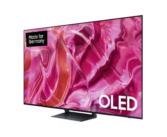 SAMSUNG GQ-77S90C, OLED TV - 77 - silver, UltraHD/4K, HDMI 2.1, AMD Free-Sync, 100Hz panel