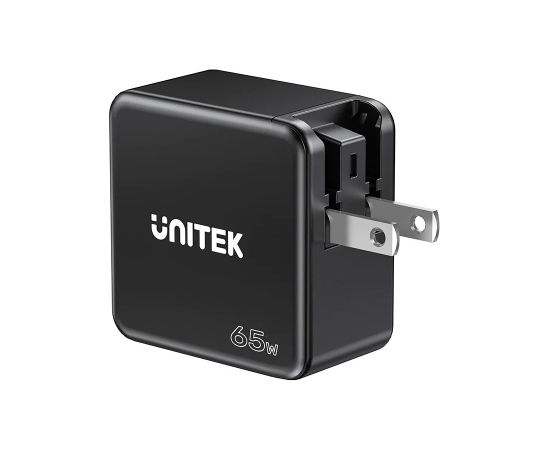 UNITEK CHARGER GAN, PD 65W 2X USB-C, USB-A, TRAVEL