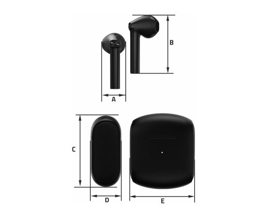 Manta MTWS010B Rytmo X TWS Black