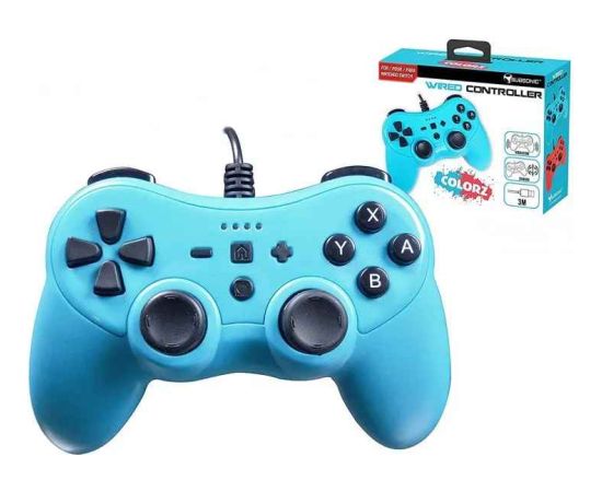 Subsonic Wired Controller Colorz Neon Blue for Switch