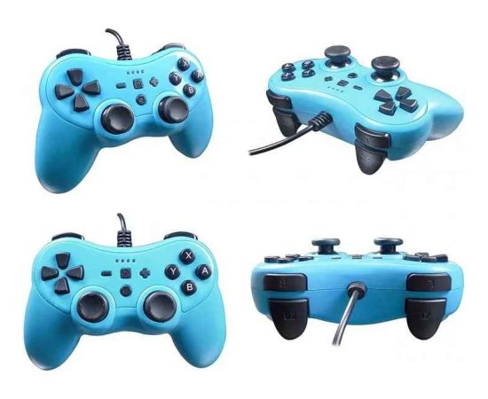 Subsonic Wired Controller Colorz Neon Blue for Switch