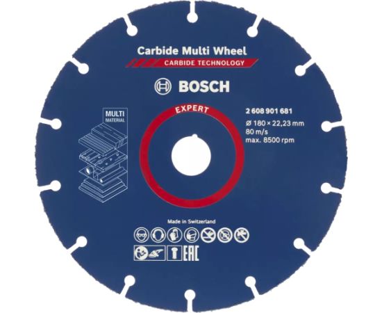 Dimanta griešanas disks Bosch 2608901681; 180 mm