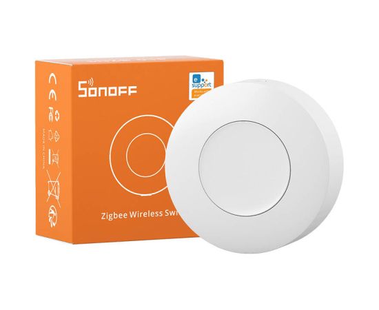 Smart Zigbee Wireless Switch Sonoff SNZB-01P (round)