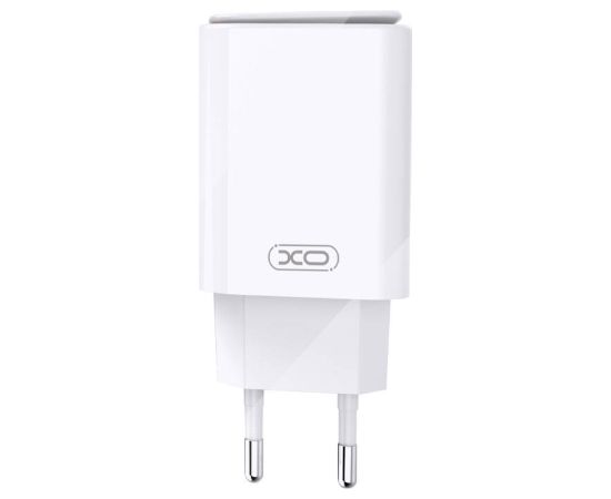 Wall Charger XO L90B, USB-C, PD 20W + QC 3.0 18W (White)