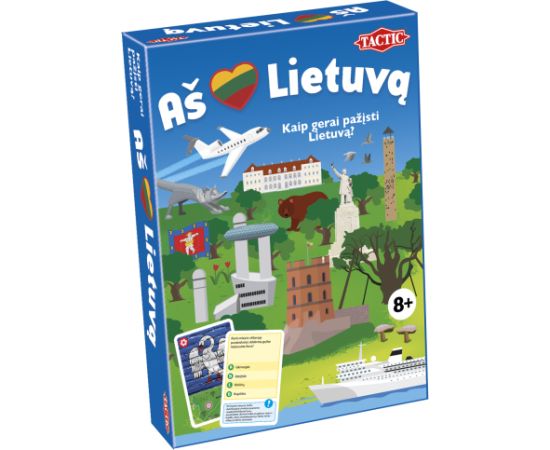 TACTIC Настольная игра "Я люблю Литву" (на литовском яз.)