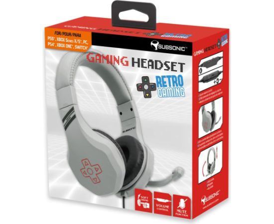 Subsonic Gaming Headset Retro Gaming
