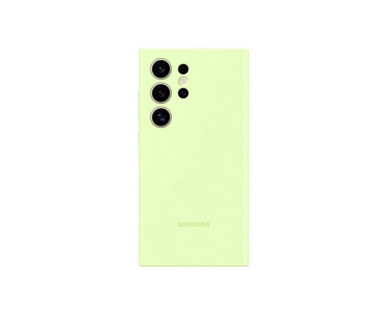 Samsung Galaxy S24 Ultra Silicone Cover Light Green