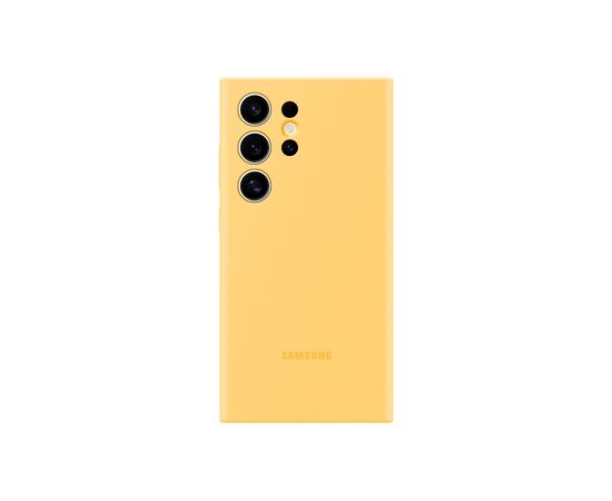 Samsung Galaxy S24 Ultra Silicone Cover Yellow