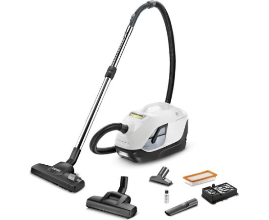 Karcher DS 6 Plus *EU Putekļu Sūcējs ar ūdens filtru Balts/Melns (aizvieto 1.195-242.0)