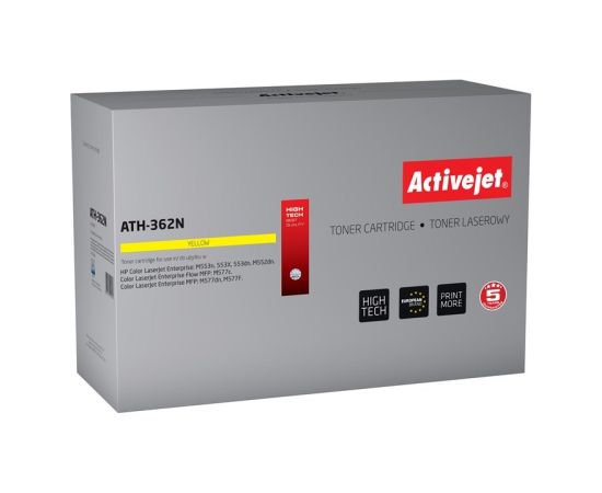 Activejet ATH-362N Toner (replacement for HP 508A CF362A; Supreme; 5000 pages; yellow)