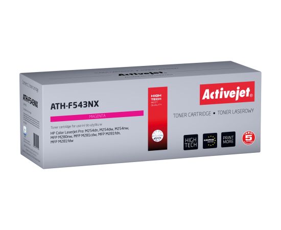 Activejet Toner ATH-F543NX (replacement for HP 540 CF543X; Supreme; 2500 pages; magenta)