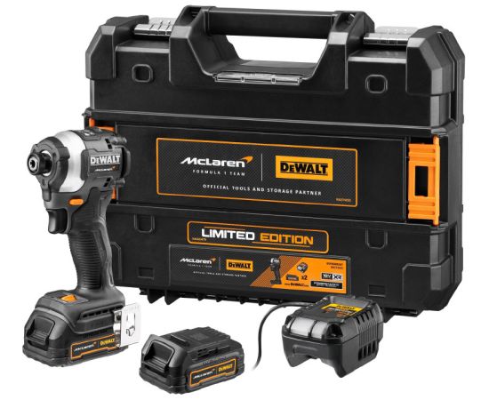 DeWALT DCF85ME2GT-QW McLaren Impulsa skrūvgriezis 18V PS 2X1.7Ah TSTAK