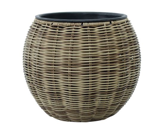 Puku pods WICKER D26xH22cm, gaiši bruns Interjera un Dizaina priekšmeti