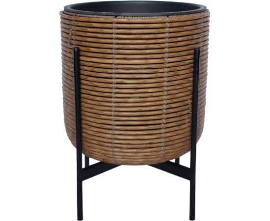 Кашпо WICKER с основанием 38x38xH49cm, коричневый Предметы интерьера и дизайна