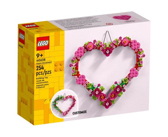 LEGO Okolicznościowe 40638 Ozdoba w kształcie serca