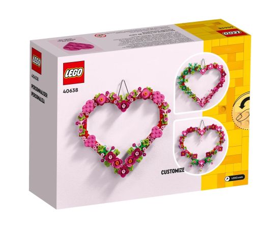 LEGO Okolicznościowe 40638 Ozdoba w kształcie serca