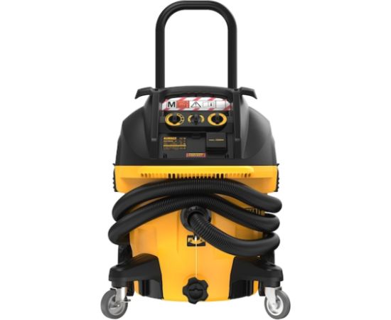 DeWALT DWV905M-QS Celtniecības Putekļu Sūcējs 38L, 1400W, Dzeltens/Melns