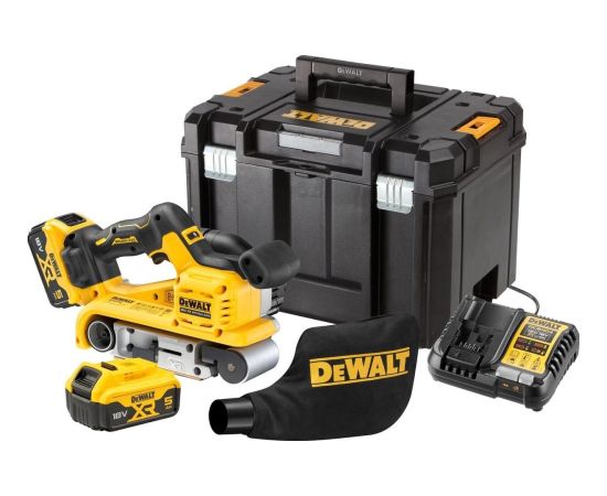 DeWALT DCW220P2-QW Lentes slīpmašīna 75x533mm 18V 2x5Ah TSTAK