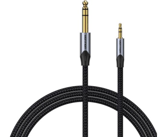 3.5mm TRS Male to 6.35mm Male Audio Cable 5m Vention BAUHJ Gray