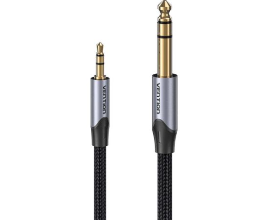 3.5mm TRS Male to 6.35mm Male Audio Cable 5m Vention BAUHJ Gray