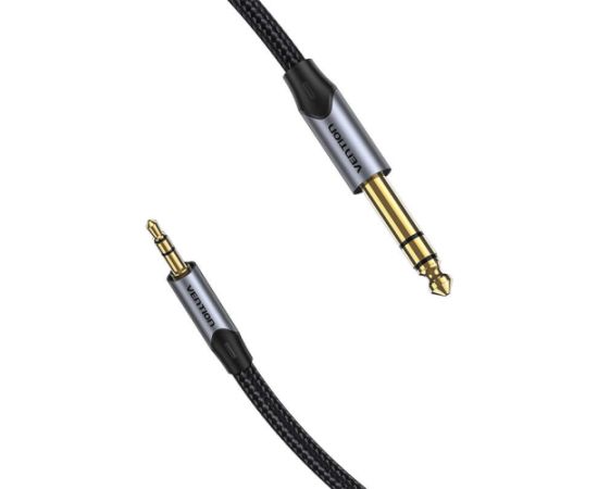 3.5mm TRS Male to 6.35mm Male Audio Cable 5m Vention BAUHJ Gray