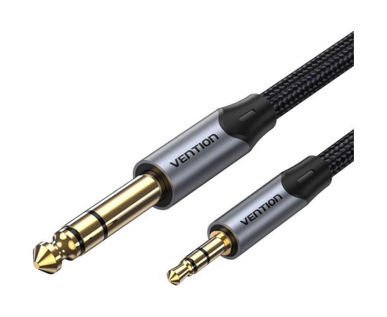 3.5mm TRS Male to 6.35mm Male Audio Cable 5m Vention BAUHJ Gray