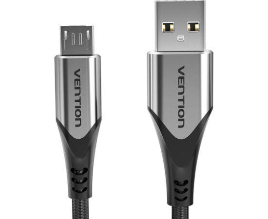 USB 2.0 A to Micro-B 3A cable 0.5m Vention COAHD gray