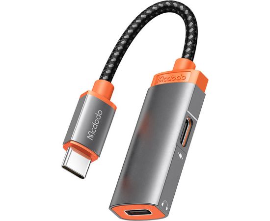 Adapter USB-C to 2x USB-C Mcdodo CA-0520, PD 60W (black)