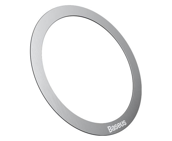 Baseus Halo Magnetic Ring for phones, , MagSafe (Silver)