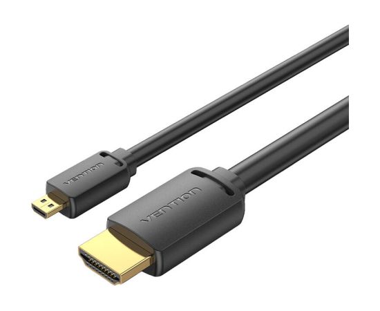 HDMI-D Male to HDMI-A Male 4K HD Cable 3m Vention AGIBI (Black)