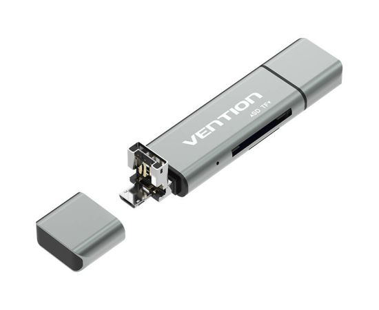 Multifunctional USB2.0 Card Reader Vention CCJH0 Gray