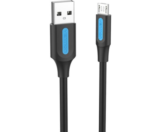 USB 2.0 A to Micro-B 3A cable 0.5m Vention COLBD black
