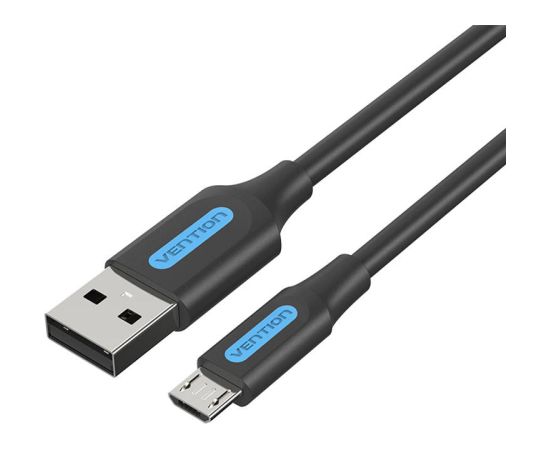 USB 2.0 A to Micro-B 3A cable 0.5m Vention COLBD black