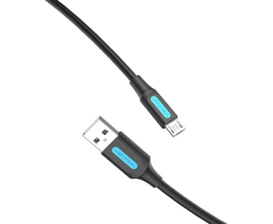 USB 2.0 A to Micro-B 3A cable 0.5m Vention COLBD black